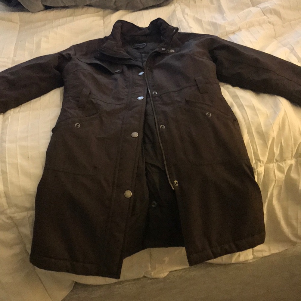 The North Face Chocolate brown Hyvent  XS